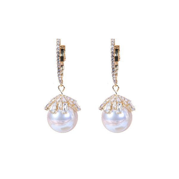 pearl earrings french retro design dangle earrings korean fashion temperament earring jewelry for women, Silver
pearl earrings french retro design dangle earrings korean fashion temperament earring jewelry for women, Silver