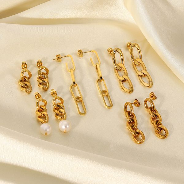 2022 new chandelier hip hop figaro cuban thick chain drop chain earrings for women fashion jewelry earring statement collier female jde20179, Silver
2022 new chandelier hip hop figaro cuban thick chain drop chain earrings for women fashion jewelry earring statement collier female jde20179, Silver