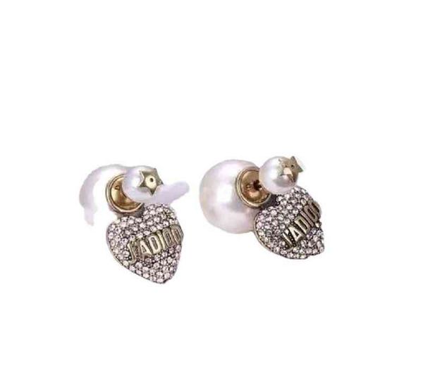 pearl star earrings for women fashion love earrings, Silver