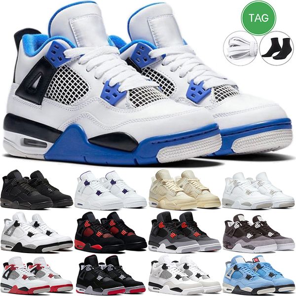 4 4s retro basketball shoes military black cat university blue sail white oreo safety red thunder bred cement motorsports bordeaux men women, White;red
4 4s retro basketball shoes military black cat university blue sail white oreo safety red thunder bred cement motorsports bordeaux men women, White;red