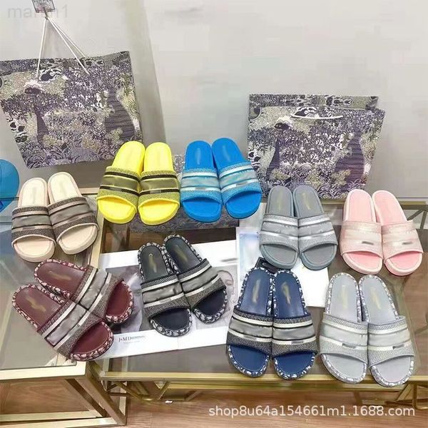 slippers designer 2022 new d family embroidered letter thick bottom raised one-sided mop large muffin casual anti-skid women's mopp2f4, Black
slippers designer 2022 new d family embroidered letter thick bottom raised one-sided mop large muffin casual anti-skid women's mopp2f4, Black