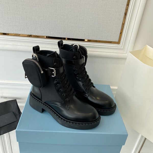 designer women ankle boot shiny leather lace-up boots re-nylon mid-calf boots black white with purse king combat boots with box no407
designer women ankle boot shiny leather lace-up boots re-nylon mid-calf boots black white with purse king combat boots with box no407