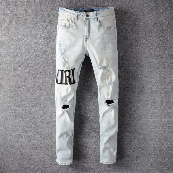 casual streetwear black slim fit jeans men 2022 autumn masculina letter jeans pants mens trendy dance club skinny jean toursers, Blue
casual streetwear black slim fit jeans men 2022 autumn masculina letter jeans pants mens trendy dance club skinny jean toursers, Blue