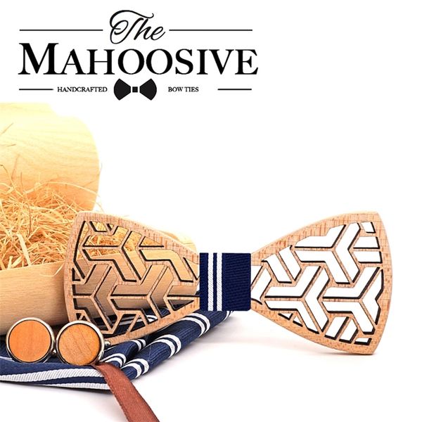 mahoosive pocket square handkerchiefs wood bowtie cufflinks set for men business suit hanky neckwear wooden neckties bow ties 220810, Black;blue 
mahoosive pocket square handkerchiefs wood bowtie cufflinks set for men business suit hanky neckwear wooden neckties bow ties 220810, Black;blue