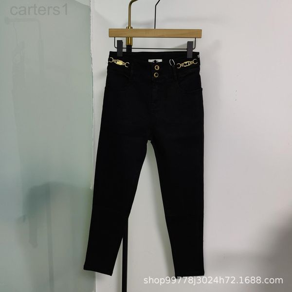 women's jeans designer ce home 21 autumn new back waist elastic printing hardware chain high small leg jeans mzjy2022, Blue
women's jeans designer ce home 21 autumn new back waist elastic printing hardware chain high small leg jeans mzjy2022, Blue