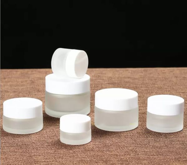 5ml 10ml 15ml 20ml 30ml 50ml frosted clear glass jar bottles with white lid matte glass cosmetic concentrate stash container storage custom
5ml 10ml 15ml 20ml 30ml 50ml frosted clear glass jar bottles with white lid matte glass cosmetic concentrate stash container storage custom