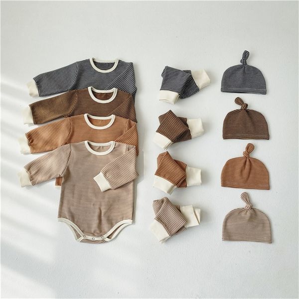 milancel bbay clothes set striped bodysuit high waist baby pants and hat 3 pcs baby suit cotton toddler girls set lj201223, White
milancel bbay clothes set striped bodysuit high waist baby pants and hat 3 pcs baby suit cotton toddler girls set lj201223, White