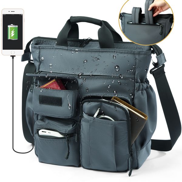 multifunction fashion shoulder messenger bag casual business men briefcase large capacity male usb port backpack travel handbag 220627
multifunction fashion shoulder messenger bag casual business men briefcase large capacity male usb port backpack travel handbag 220627