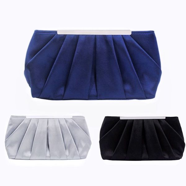 solid silk satin evening bag women elegant ruched clutch bags wedding bride clutches soft surface fashion party purse 220527
solid silk satin evening bag women elegant ruched clutch bags wedding bride clutches soft surface fashion party purse 220527