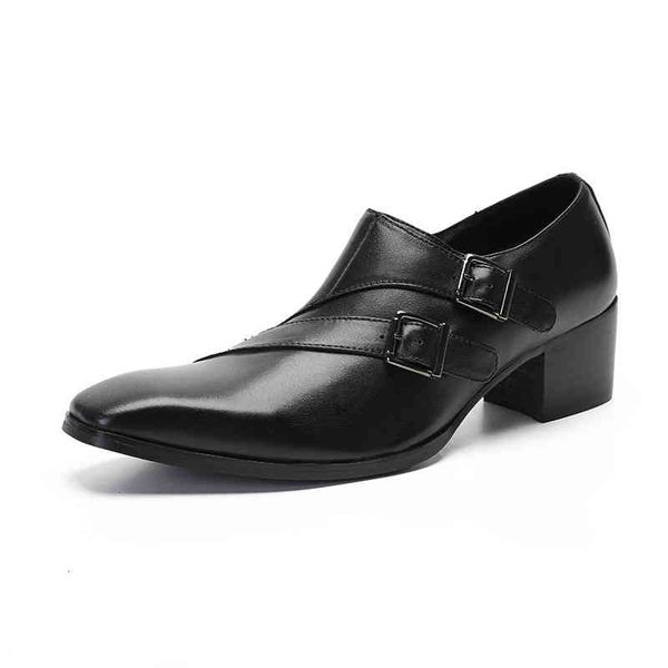 dress shoes heightening leather shoes men's korean fashion british business suit small pointed cow inner heightening high heels, Black
dress shoes heightening leather shoes men's korean fashion british business suit small pointed cow inner heightening high heels, Black