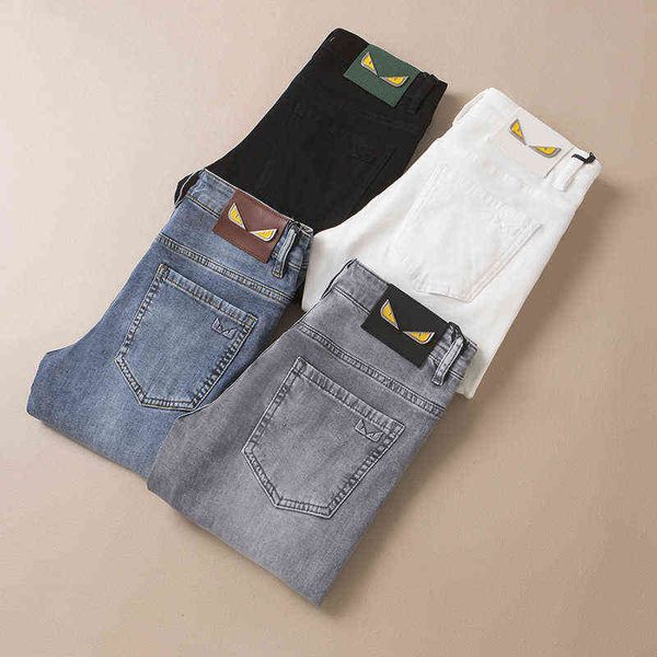spring 2022 and summer thin smoke grey jeans men's slim fitting leggings chao brand casual korean pants, Blue
spring 2022 and summer thin smoke grey jeans men's slim fitting leggings chao brand casual korean pants, Blue