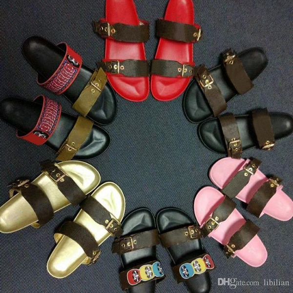 2020 luxury designer women slides sandal bom dia flat mule slipper patent canvas men women beach slides rubbershoe''louise'&#, Black
2020 luxury designer women slides sandal bom dia flat mule slipper patent canvas men women beach slides rubbershoe''louise'&#, Black