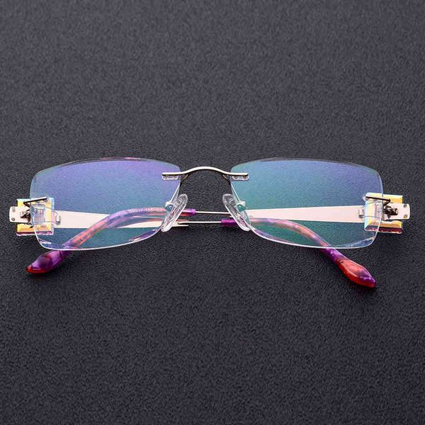 sunglasses frameless diamond trimming optical spectacle frame women's wire pure ip plated can be equipped with myopia film, White;black
sunglasses frameless diamond trimming optical spectacle frame women's wire pure ip plated can be equipped with myopia film, White;black