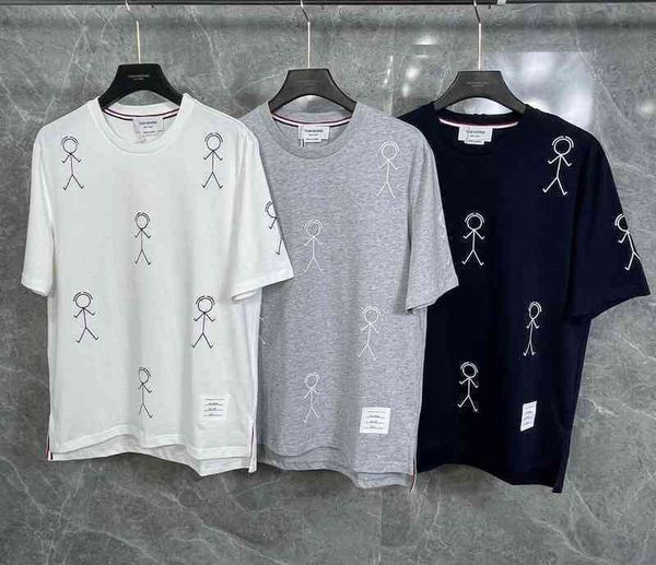 tb cotton new match man print round neck short sleeve hem split t shirts lovers' wear slim designer formal teenagers four stripes joggi, White;black
tb cotton new match man print round neck short sleeve hem split t shirts lovers' wear slim designer formal teenagers four stripes joggi, White;black