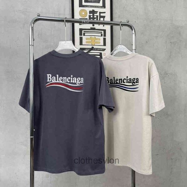 european and american 2022 designer t shirts balencaigass trendy tshirt paris embroidered cola short sleeve casual cotton bottomed, White;black
european and american 2022 designer t shirts balencaigass trendy tshirt paris embroidered cola short sleeve casual cotton bottomed, White;black