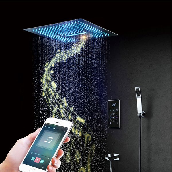 luxury digital showers 16 inches 304ss remote control color change led overhead rainshower waterfall faucet bathroom buletooth music shower
luxury digital showers 16 inches 304ss remote control color change led overhead rainshower waterfall faucet bathroom buletooth music shower