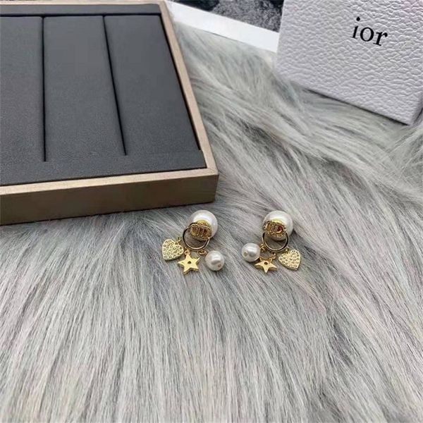 ornament charm earring love diamond five pointed star pearl earrings temperament earrings s925 silver needle earrings, Golden
ornament charm earring love diamond five pointed star pearl earrings temperament earrings s925 silver needle earrings, Golden