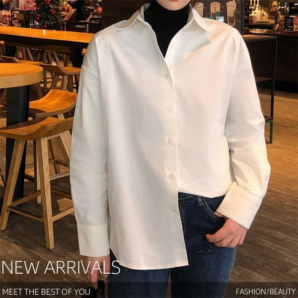 oversized white shirts womens blouses fashion ol spring autumn loose shirts long sleeve blouses shirts blusas mujer 210702
oversized white shirts womens blouses fashion ol spring autumn loose shirts long sleeve blouses shirts blusas mujer 210702