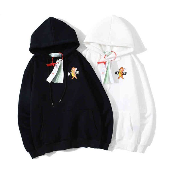 new fashion trend luxury brand men's clothing designer wholesale trendy off and print casual loose hooded plush sweater, Black
new fashion trend luxury brand men's clothing designer wholesale trendy off and print casual loose hooded plush sweater, Black