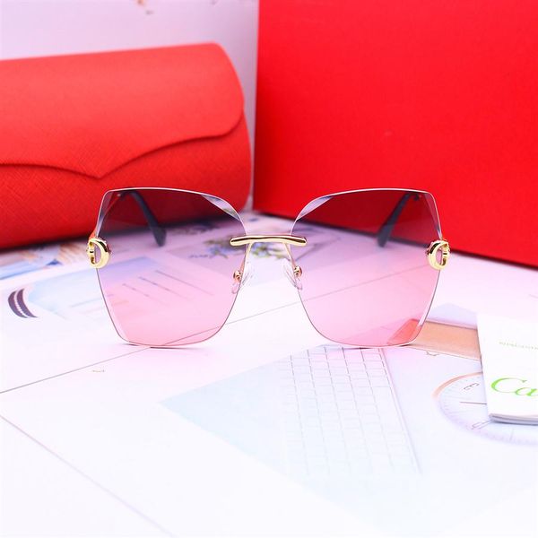 latest fashion men sunglasses sunshade glasses leopard head composite metal rimless optical frame classic rectangle square gold lu269a, White;black
latest fashion men sunglasses sunshade glasses leopard head composite metal rimless optical frame classic rectangle square gold lu269a, White;black