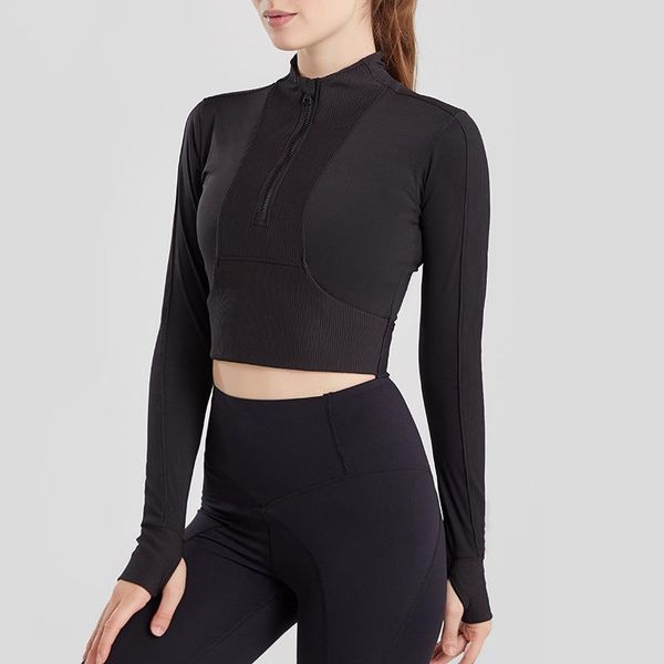 yoga outfit arrive women's long sleeves crop sports jersey slim fit shirt fitness winter workout jacket female gym shirts
yoga outfit arrive women's long sleeves crop sports jersey slim fit shirt fitness winter workout jacket female gym shirts