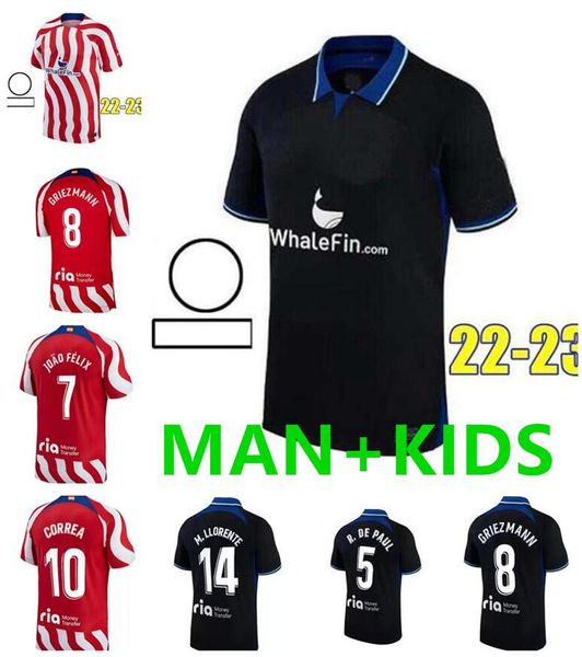 22 23 atletico madrids saul felix soccer jerseys home suarez griezmann cunha 75th 2022 2023 m. llorente correa koke camiseta carrasco men ki, Black;yellow
22 23 atletico madrids saul felix soccer jerseys home suarez griezmann cunha 75th 2022 2023 m. llorente correa koke camiseta carrasco men ki, Black;yellow