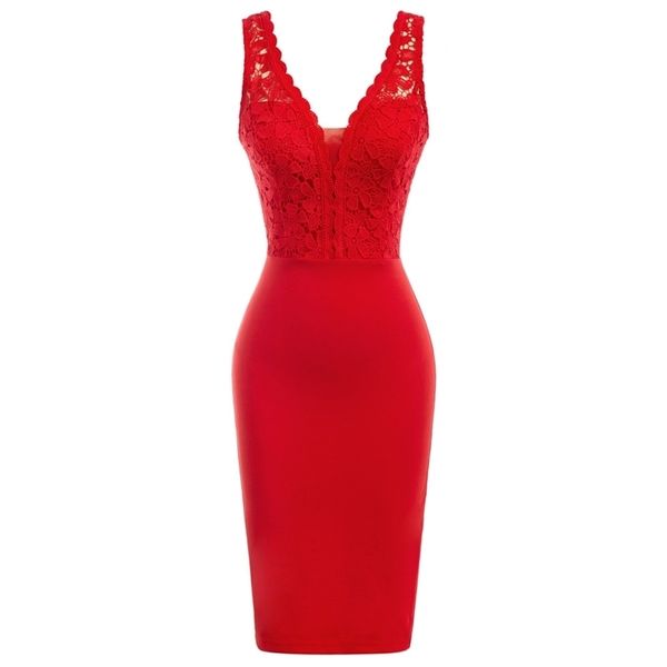 grace karin summer dresse lace patchwork pencil bodycon dress sleeveless plunging v-neck u-back formal party work 220330, Black;gray
grace karin summer dresse lace patchwork pencil bodycon dress sleeveless plunging v-neck u-back formal party work 220330, Black;gray
