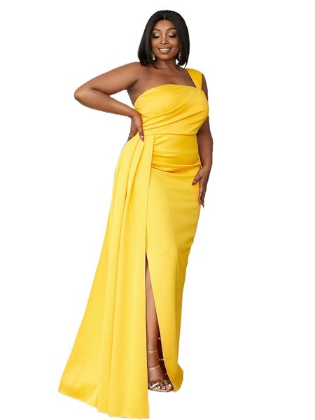 seomiscky plus one shoulder draped collar slit thigh satin formal dress s6wh#, Black
seomiscky plus one shoulder draped collar slit thigh satin formal dress s6wh#, Black
