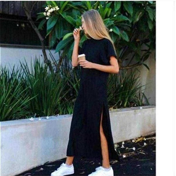 casual dresses plus size women t-shirt maxi dress summer beach party vintage loose short sleeve bodycon black long275k277c, Black;gray
casual dresses plus size women t-shirt maxi dress summer beach party vintage loose short sleeve bodycon black long275k277c, Black;gray