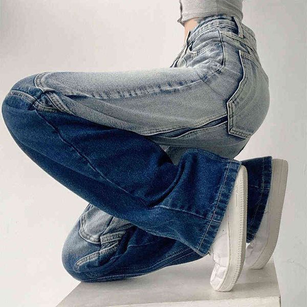 koijizayoi harajuku women jeans casual loose denim pant high waist pocket spring autumn 2022 new arrival jeans trouser washed t220728, Blue
koijizayoi harajuku women jeans casual loose denim pant high waist pocket spring autumn 2022 new arrival jeans trouser washed t220728, Blue