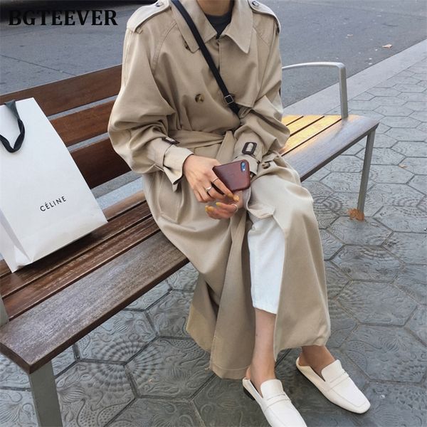 british double breasted oversized long trench coat women windbreaker fashion female turndown collar long overcoats l220812, Tan;black
british double breasted oversized long trench coat women windbreaker fashion female turndown collar long overcoats l220812, Tan;black