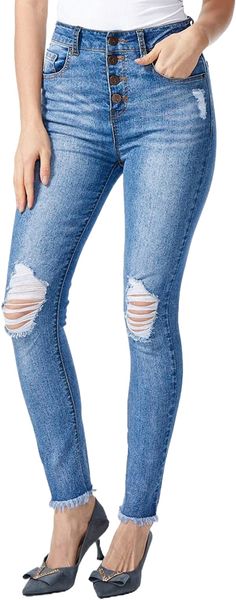 women's ripped boyfriend jeans cute distressed jeans stretch skinny jeans with hole 24ix#, White;black
women's ripped boyfriend jeans cute distressed jeans stretch skinny jeans with hole 24ix#, White;black
