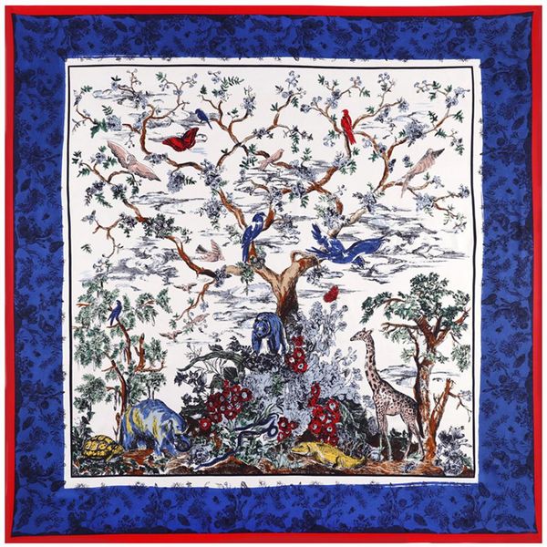 new 100% twill silk scarf women forest animals square scarves fashion large bandana kerchief hijab scarf female head scarf foulard313i, Blue;gray
new 100% twill silk scarf women forest animals square scarves fashion large bandana kerchief hijab scarf female head scarf foulard313i, Blue;gray