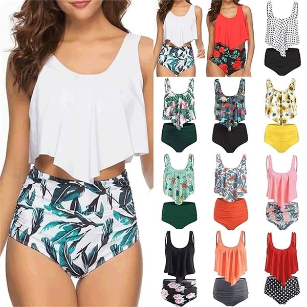 swimwear ruffles women suits two piece sets printed beachwear high waist bikini set bottoms push up tankini swimsuits 220527, White;black
swimwear ruffles women suits two piece sets printed beachwear high waist bikini set bottoms push up tankini swimsuits 220527, White;black