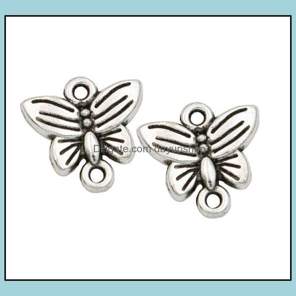 connectors jewelry findings components 200pcs/lot antique sier plated butterfly for making acc dh2su, Silver
connectors jewelry findings components 200pcs/lot antique sier plated butterfly for making acc dh2su, Silver
