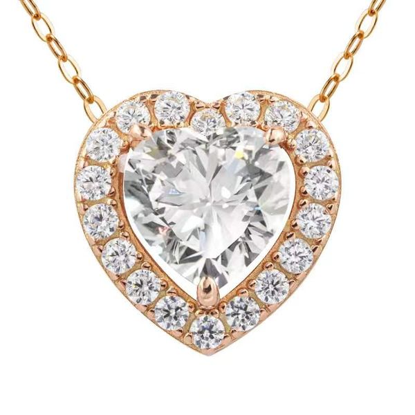 other trendy s925 silver 1 d color heart moissanite pendant necklace women plated rose gold pass diamond with gra gift
other trendy s925 silver 1 d color heart moissanite pendant necklace women plated rose gold pass diamond with gra gift