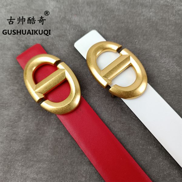 men's and new designer belt double-sided jeans with light fashion simple skirt ins style women's leather belt 2.5cm wide version2., Black;brown
men's and new designer belt double-sided jeans with light fashion simple skirt ins style women's leather belt 2.5cm wide version2., Black;brown
