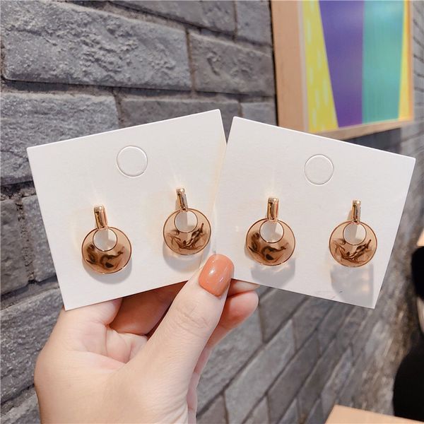 hoop & huggie fashion leopard print cold ins wind geometric round small forest earrings, Golden;silver
hoop & huggie fashion leopard print cold ins wind geometric round small forest earrings, Golden;silver