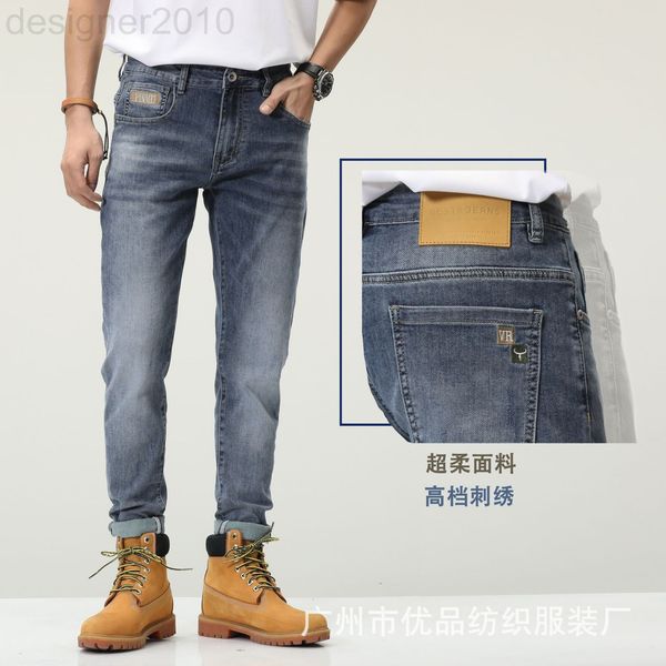 men's jeans designer spring and summer high-grade men's jeans slim embroidery foundation simple washing elastic tide brand tapered, Blue
men's jeans designer spring and summer high-grade men's jeans slim embroidery foundation simple washing elastic tide brand tapered, Blue