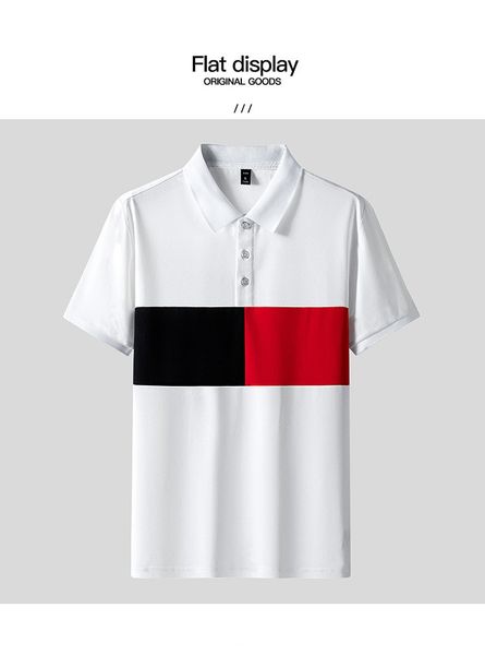 fashion designer men's polo shirt high-end short sleeve t-shirt original single lapel jacket size m -- 3xl no.016, White;black
fashion designer men's polo shirt high-end short sleeve t-shirt original single lapel jacket size m -- 3xl no.016, White;black