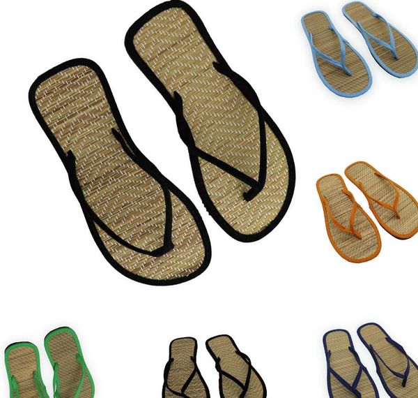 women flat flip-flops slippers comfortable non-slip bamboo rattan flip flop home bathroom fashion slippers, Black
women flat flip-flops slippers comfortable non-slip bamboo rattan flip flop home bathroom fashion slippers, Black