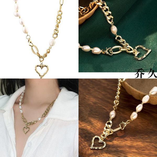 women highly quality gift pendant necklaces freshwater pearl hollow love necklace female retro design personality temperament clavicl jllpzj, Silver
women highly quality gift pendant necklaces freshwater pearl hollow love necklace female retro design personality temperament clavicl jllpzj, Silver