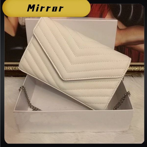 mirror fashion women shoulder bags designer handbags caviar leather bags silver chain crossbody bag handbag messenger bag with box
mirror fashion women shoulder bags designer handbags caviar leather bags silver chain crossbody bag handbag messenger bag with box