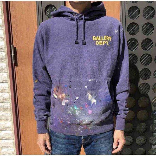 hip hop galleryes fashion hoodies high gram weight hand-painted splash ink graffiti sweater drawstring head street loose men's women�, Black
hip hop galleryes fashion hoodies high gram weight hand-painted splash ink graffiti sweater drawstring head street loose men's women�, Black