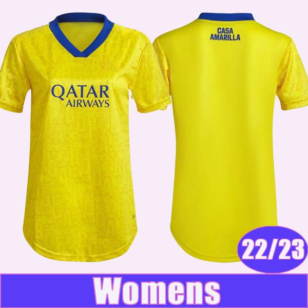 22 23 boca juniors rossi villa womens soccer jerseys medina salvio almendra varela home away 3rd football shirts short sleeve uniforms, Black;yellow
22 23 boca juniors rossi villa womens soccer jerseys medina salvio almendra varela home away 3rd football shirts short sleeve uniforms, Black;yellow