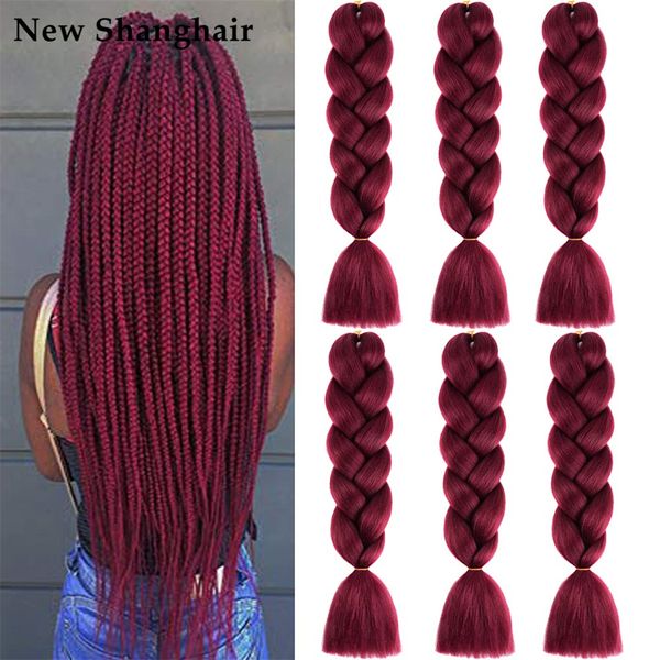new shanghair braiding hair extensions pink bundle jumbo braids for box crochet high temperature synthetic fiber single color women 24 inche, Black
new shanghair braiding hair extensions pink bundle jumbo braids for box crochet high temperature synthetic fiber single color women 24 inche, Black