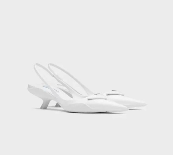 fashion summer high heels women's sandals patent leather black white pointed toe slingback brushed triangle new designer shoes 35-41
fashion summer high heels women's sandals patent leather black white pointed toe slingback brushed triangle new designer shoes 35-41