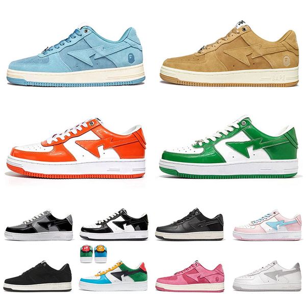 mens womens bapestas baped sta designer casual shoes jjjjound beige suede black blue pastel green color camo combo red tokyo white abc sport
mens womens bapestas baped sta designer casual shoes jjjjound beige suede black blue pastel green color camo combo red tokyo white abc sport