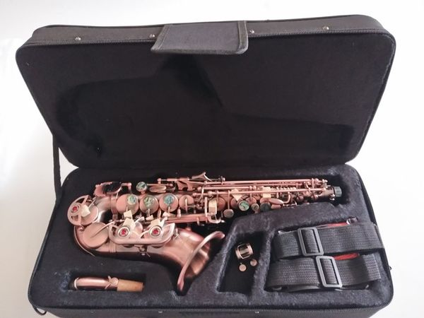 saxophone professional new brand s-902 bbtune music instrument golden key quality curved soprano sax with mouthpiece git
saxophone professional new brand s-902 bbtune music instrument golden key quality curved soprano sax with mouthpiece git