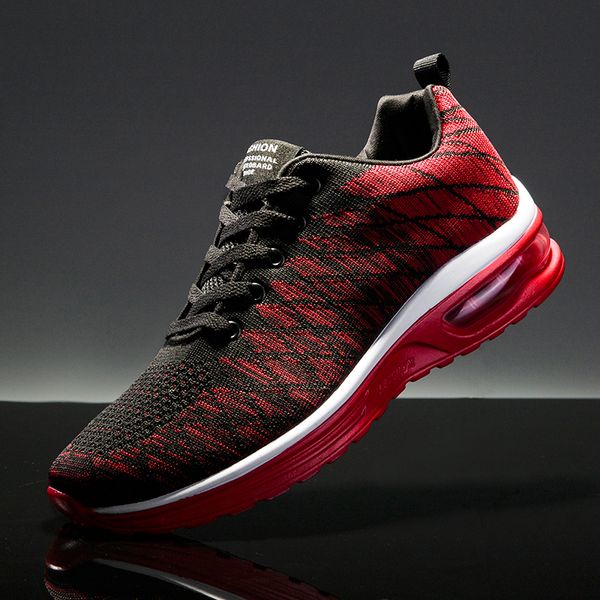 red black men air shoes running sneaker ultralight breathable man mesh shoes sport outdoor male walking footwear tênis masculino 220511, Black;white
red black men air shoes running sneaker ultralight breathable man mesh shoes sport outdoor male walking footwear tênis masculino 220511, Black;white